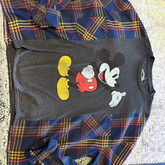 Reworked flannel tshirt - Picture 3 of 3